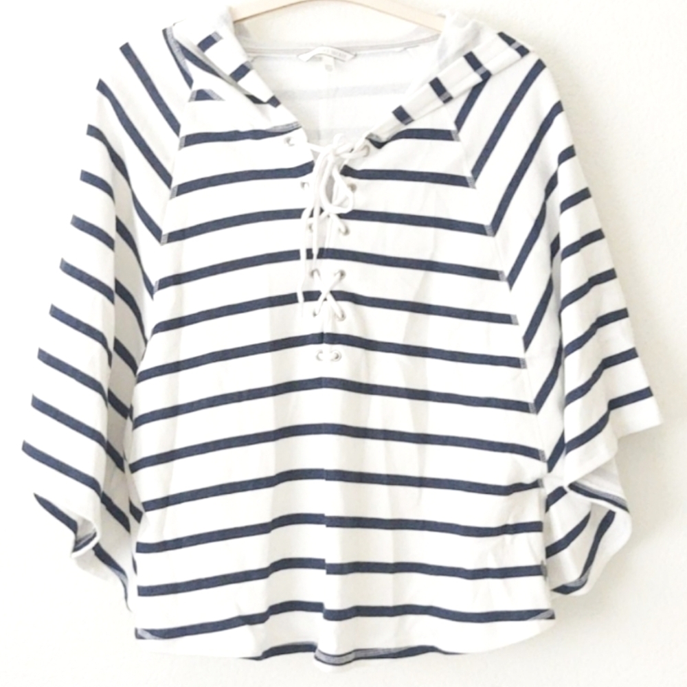 Victoria's Secret Striped Soft Sweater Poncho